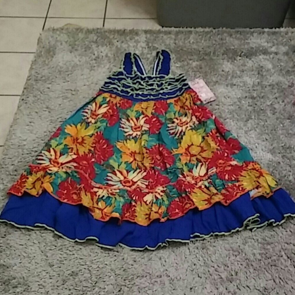 LELE VINTAGE Multicolored Girl's Summer Dress